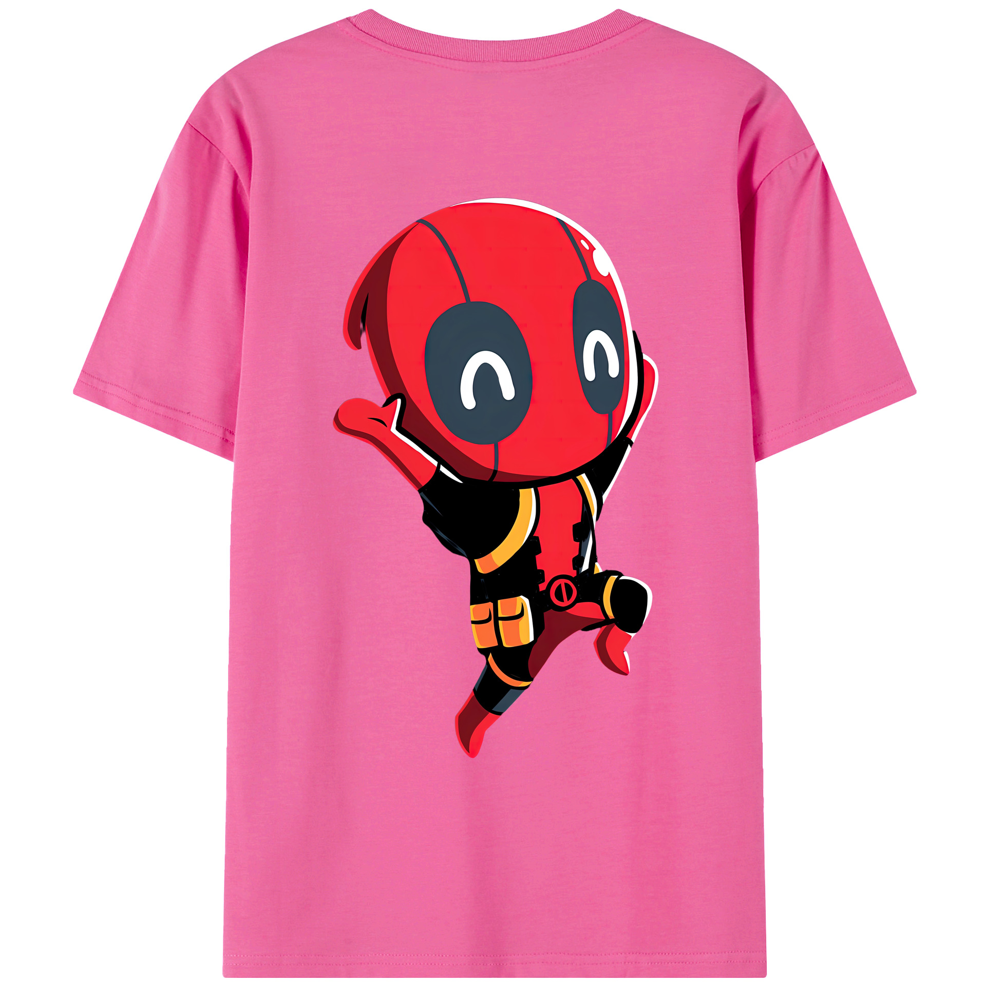 （画像用） Deadpool デッドプール レディース半袖Tシャツ(バックプリント)